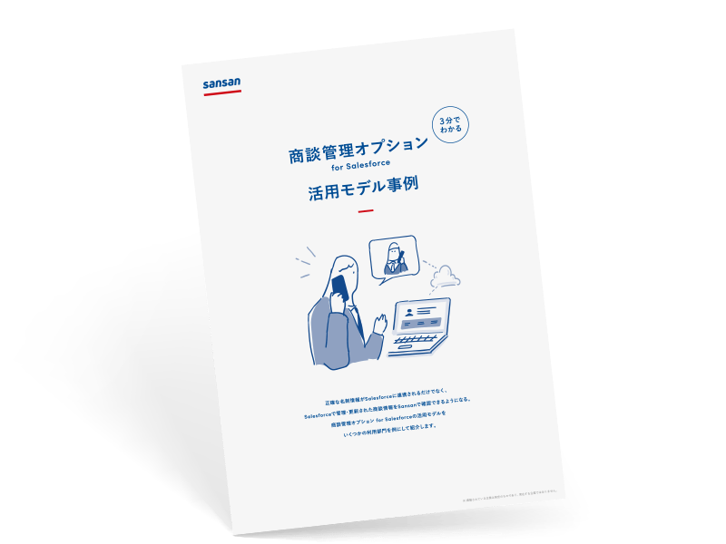 「商談管理オプション <br>for Salesforce活用モデル<br>事例」