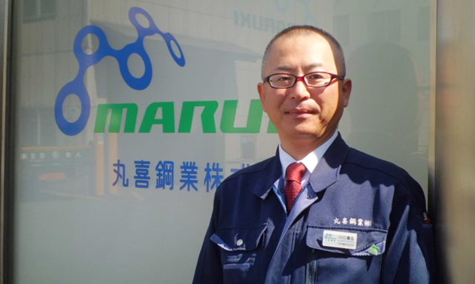 丸喜鋼業株式会社の事例ページへ遷移